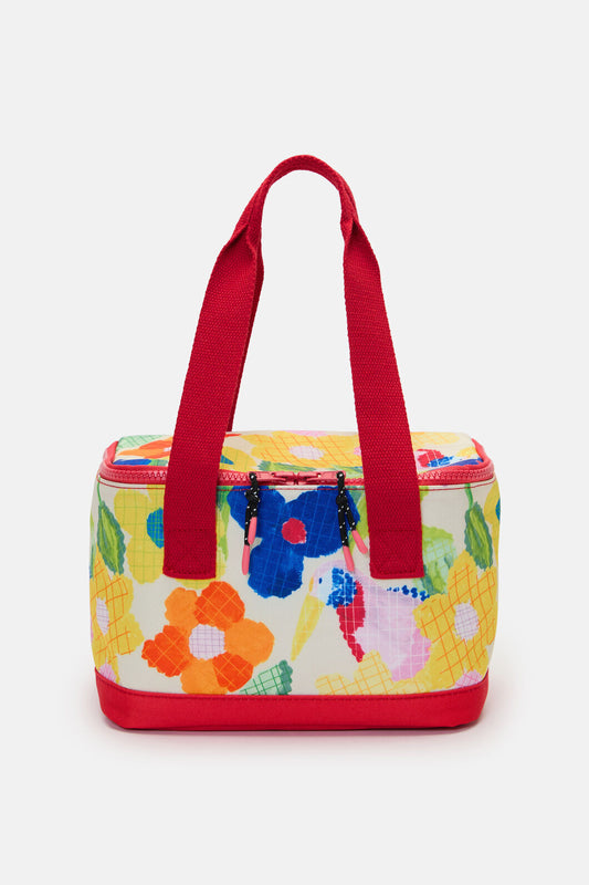 Gorman - Cross Stitch Flower Lunch Bag - print