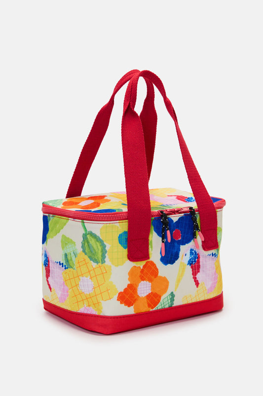 Gorman - Cross Stitch Flower Lunch Bag - print
