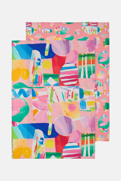 Gorman - Montage Tea Towel Set - print