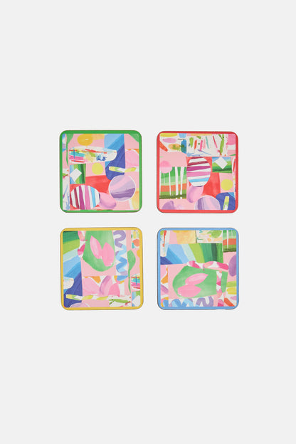 Gorman - Montage Coaster Set - print