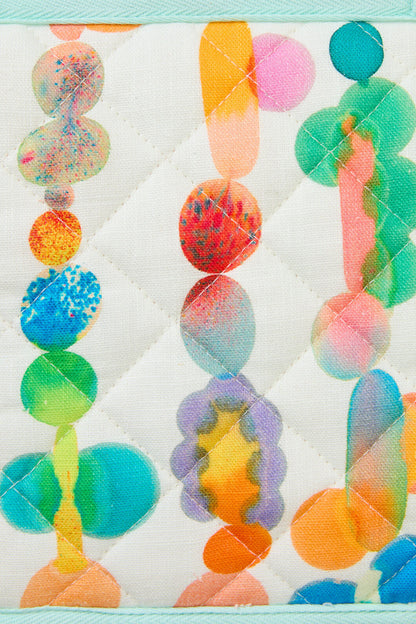 Gorman - Rainbow Drops Oven Mitt Set - print