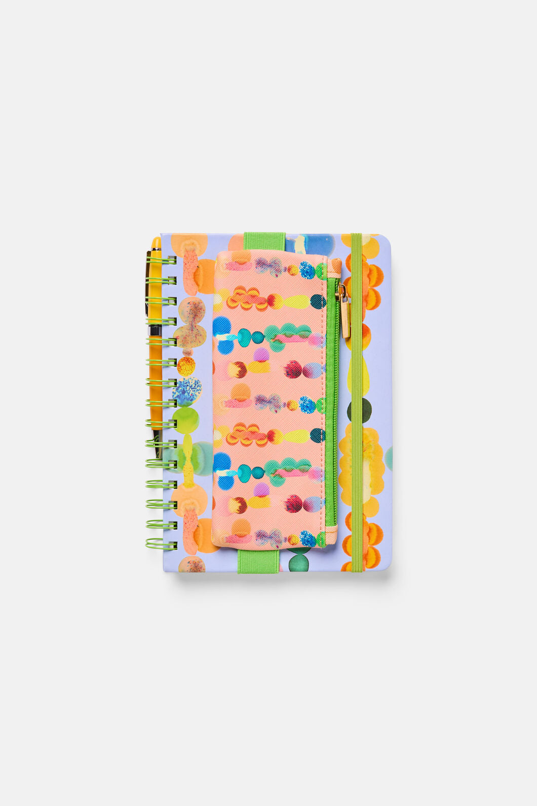 Gorman - Rainbow Drops Book Pen Case Set - print
