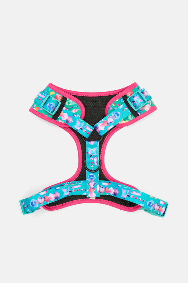 Gorman - Precious Jewels Dog Harness Large - print