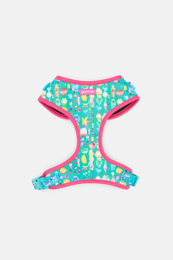 Gorman - Precious Jewels Dog Harness Medium - print