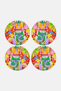 Gorman - Lola's House Placemat Set 4 - print