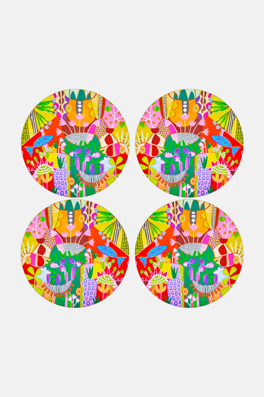 Gorman - Lola's House Placemat Set 4 - print