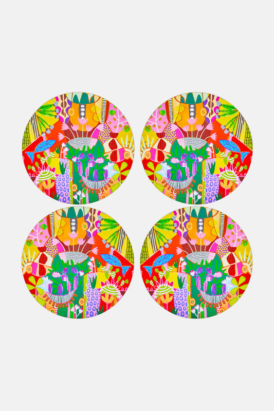 Gorman - Lola's House Placemat Set 4 - print