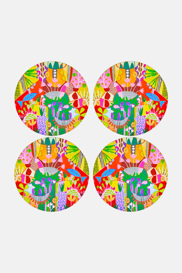 Gorman - Lola's House Placemat Set 4 - print