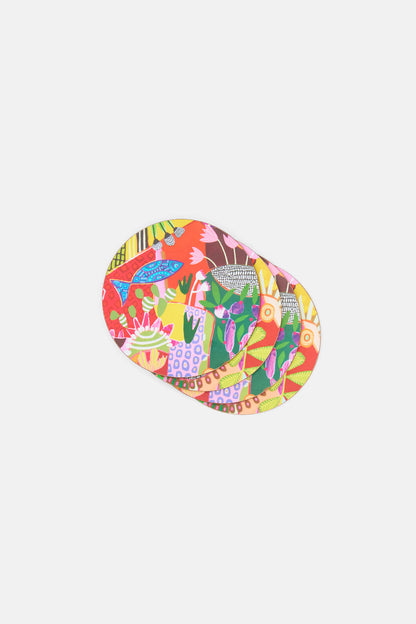 Gorman - Lola's House Coaster Set 4 - print