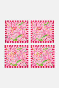 Gorman - Pop Lily Napkin Set 4 - print