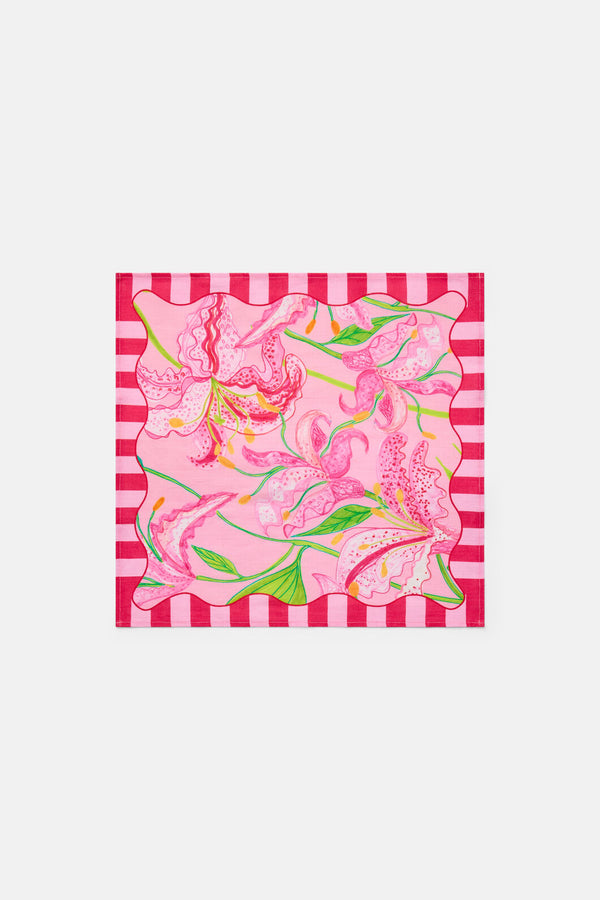 Gorman - Pop Lily Napkin Set 4 - print