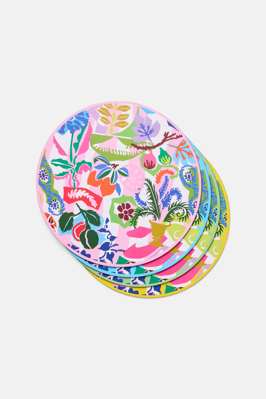 Gorman - Garden Fiesta Placemat Set 4 - print