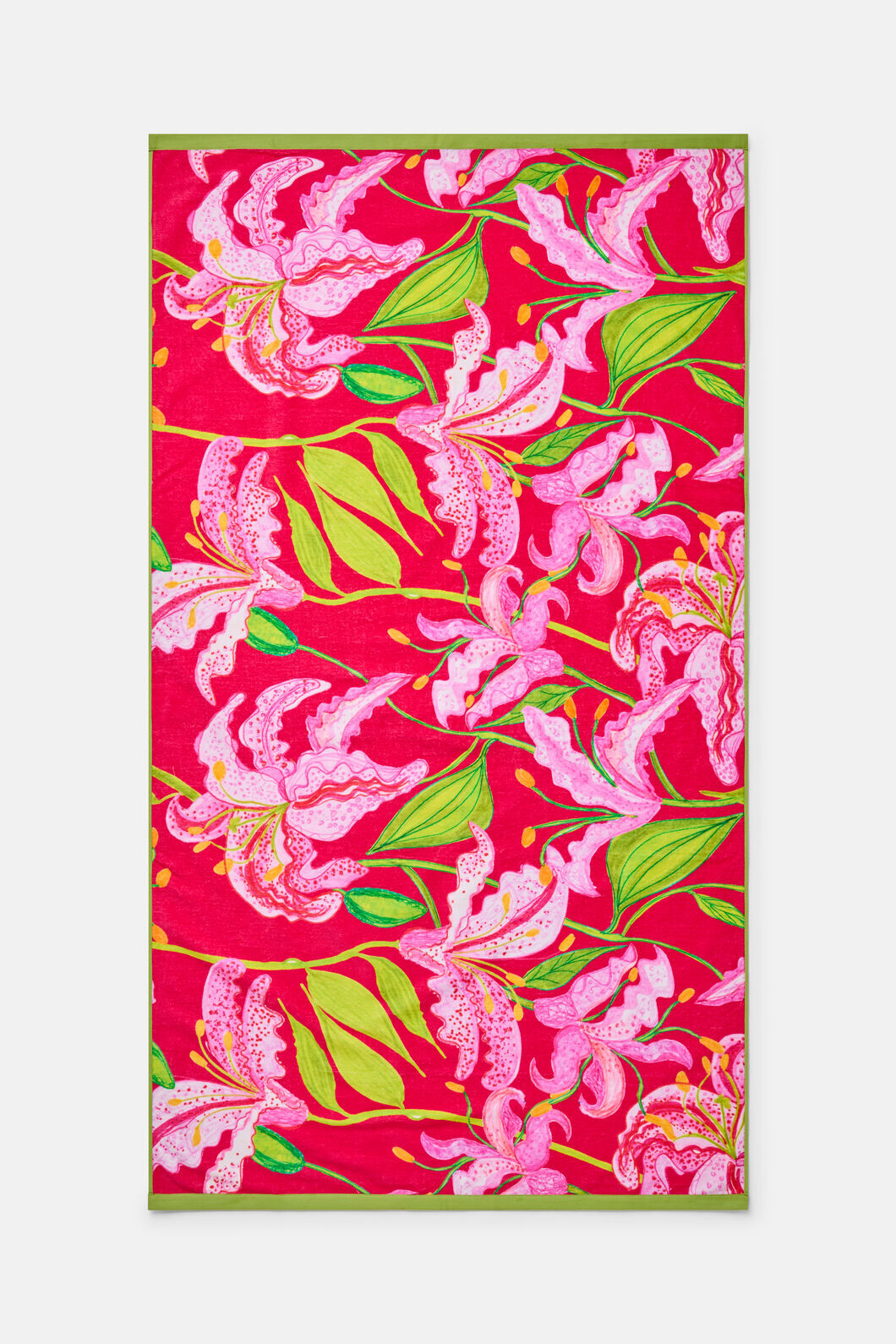 Gorman - Pop Lily Beach Towel - print