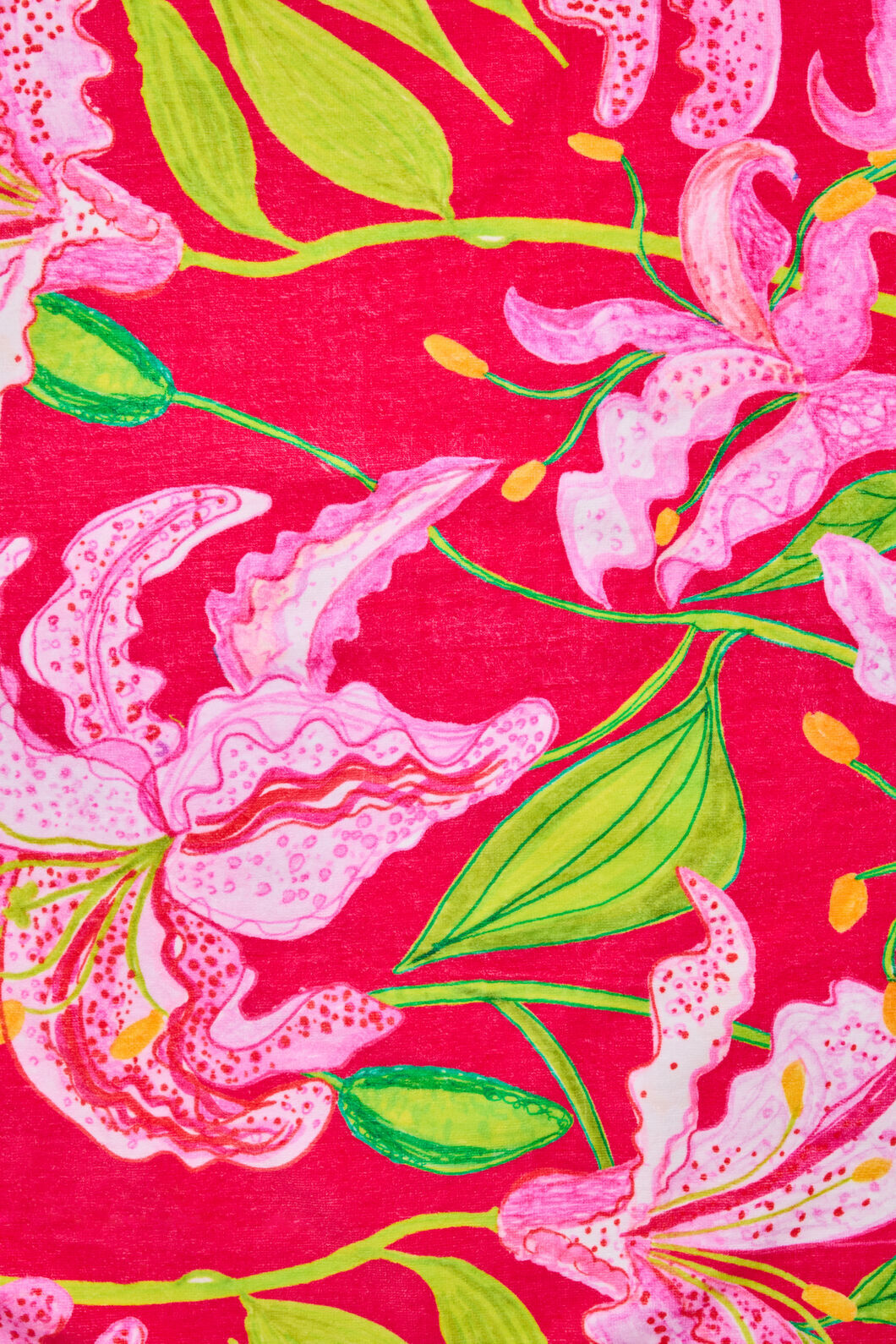 Gorman - Pop Lily Beach Towel - print