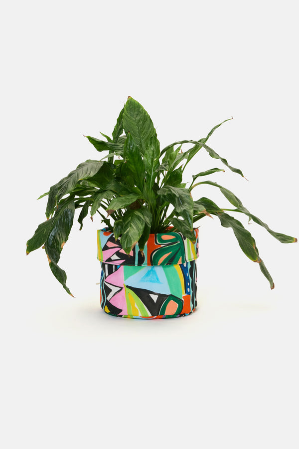zebra print plant pot Zebra Concepts Planter Large – Gorman