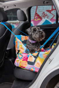 Gorman - Peach Eclipse Pet Car Seat Bag - print