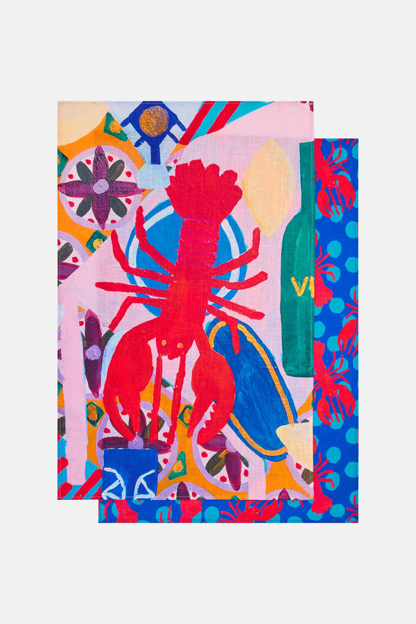 Gorman - Le Pique-Nique Tea Towel Set - print