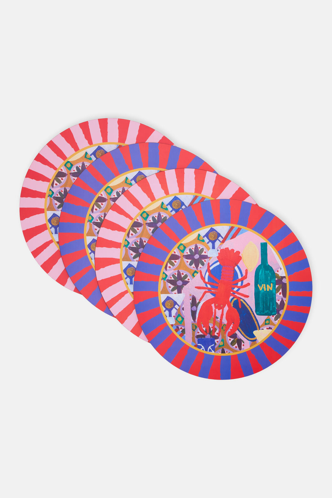 Gorman - Le Pique-Nique Placemat Set 4 - print