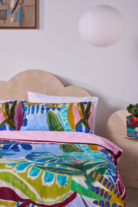 Gorman - Living Tapestry Bed Linen-QB - print