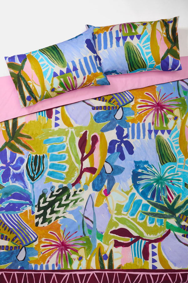 Gorman - Living Tapestry Bed Linen-QB - print
