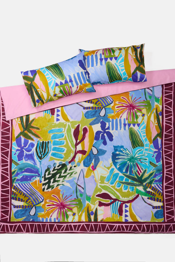 Gorman - Living Tapestry Bed Linen-QB - print