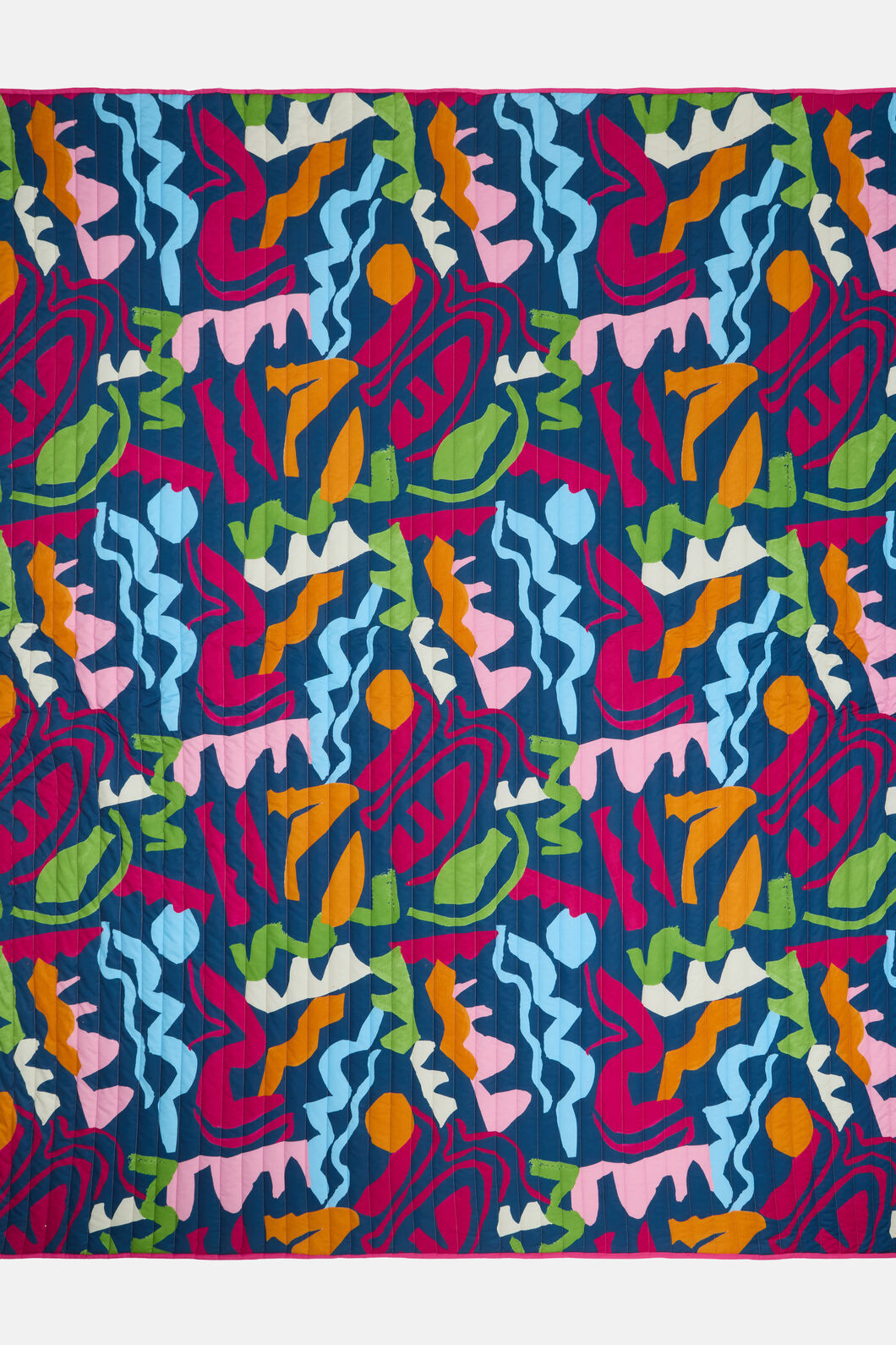 Gorman - Fluid Rhythm Quilted Coverlet - print
