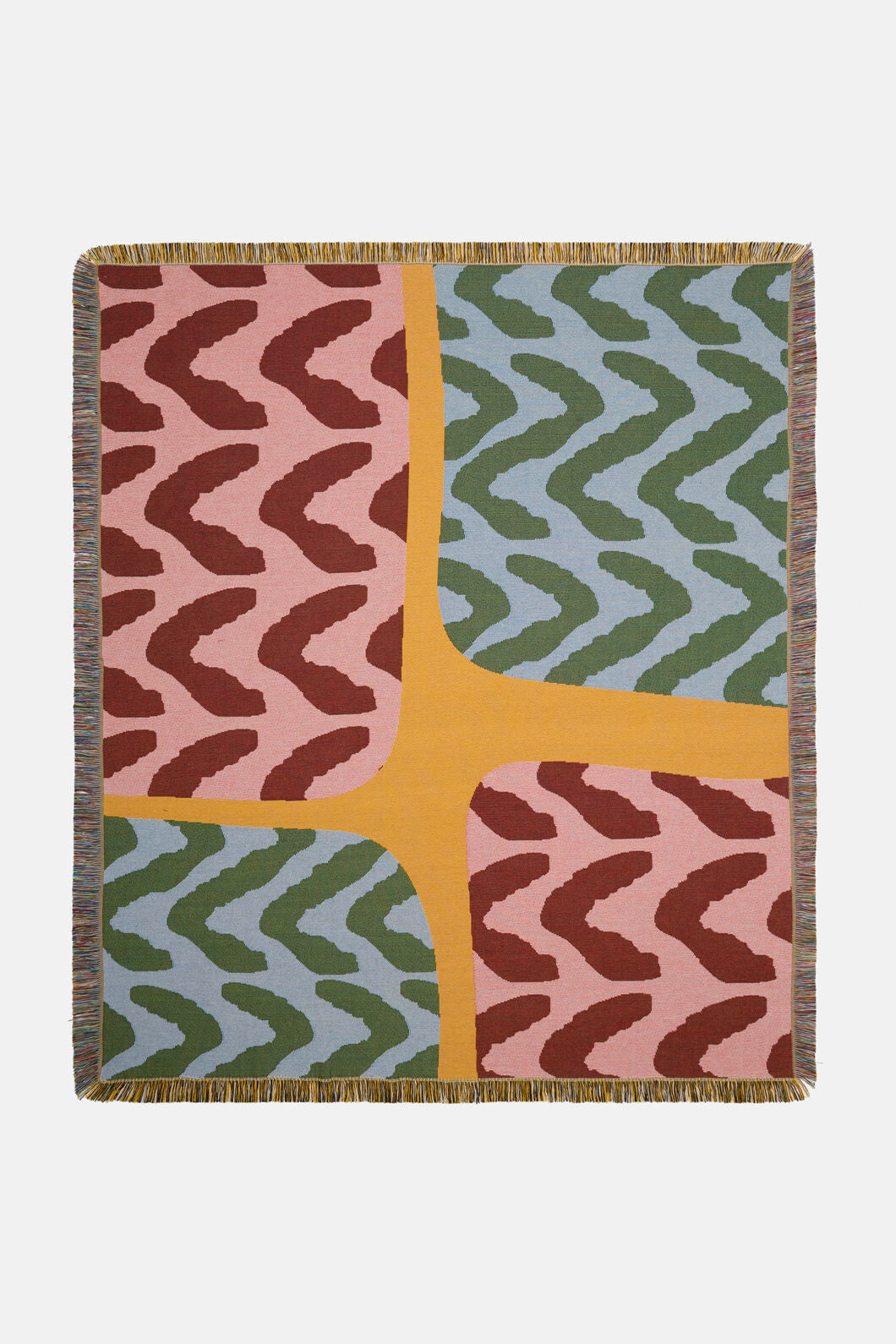 Gorman - Right Direction Woven Jacquard Throw - multi