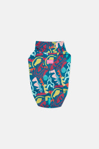 Gorman - Fluid Rhythm Navy Pet Raincoat - print