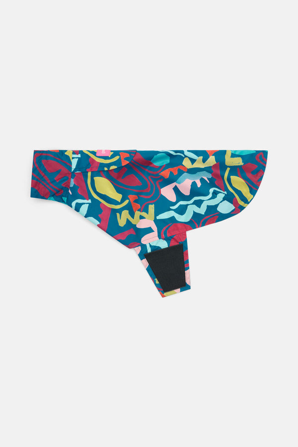 Gorman - Fluid Rhythm Navy Pet Raincoat - print