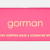 Leopard Silk Eye Mask And Scrunchie set