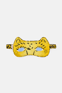 Gorman - Leopard Silk Eye Mask And Scrunchie set - print