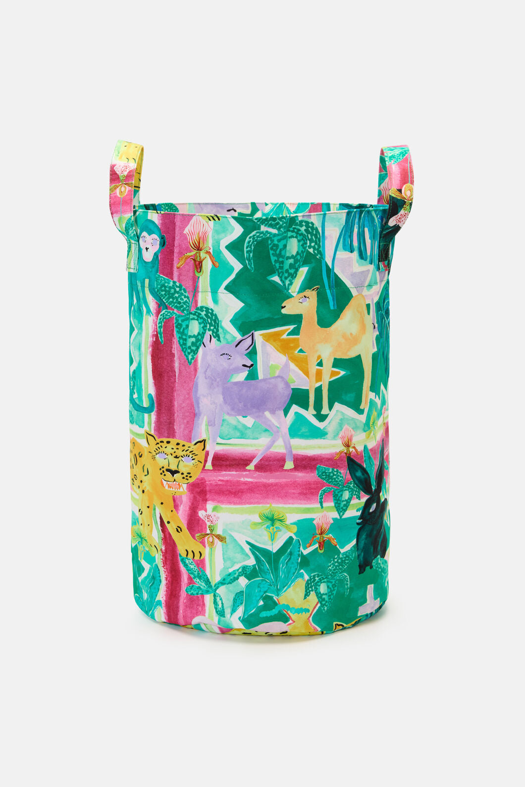 Gorman - Night Zoo Laundry Basket - print
