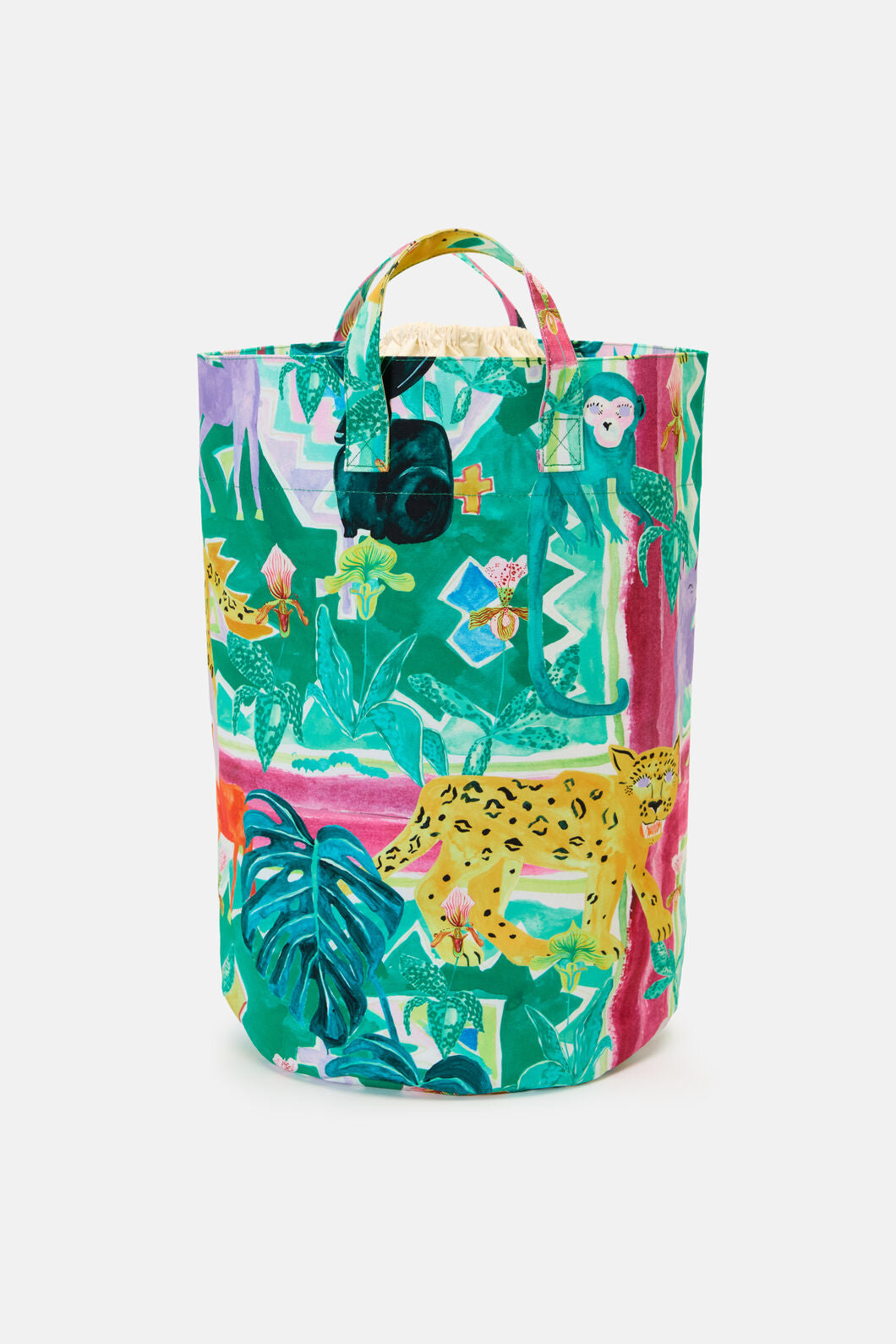 Gorman - Night Zoo Laundry Basket - print