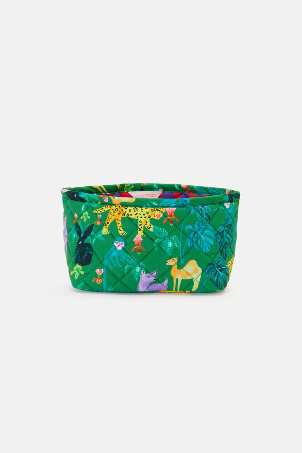 Gorman - Orchid Safari Quilted Tub Sml - print