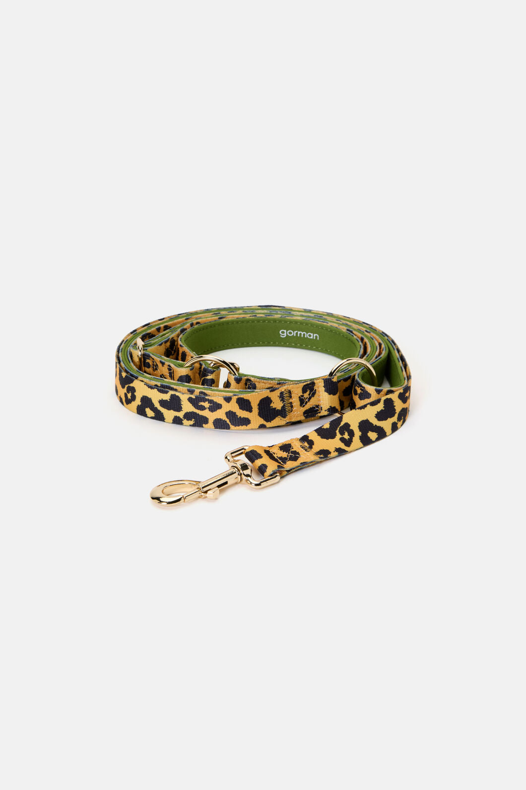 Gorman - Leopard Hands-Free Dog Leash - print