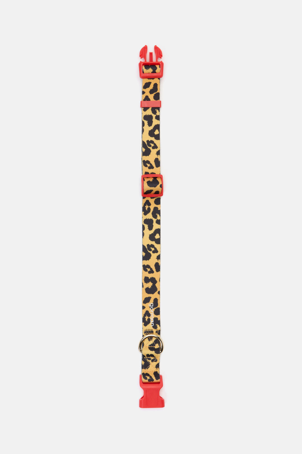 Gorman - Leopard Dog Collar Lge - print