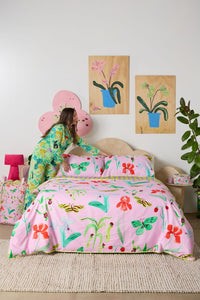 Gorman - Electric Eden Bed Linen-KB - print