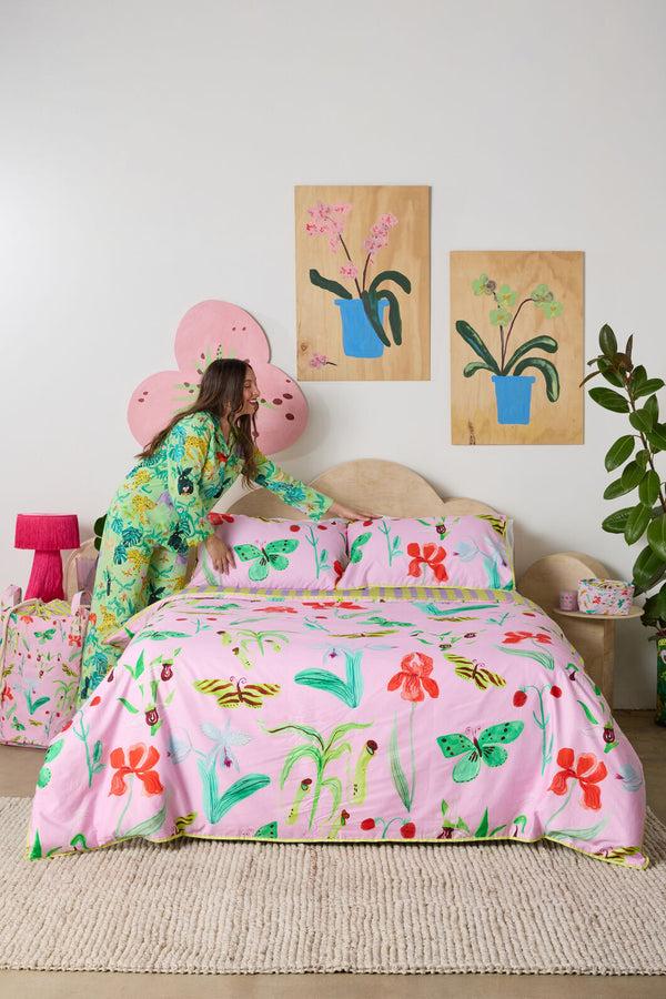 Gorman - Electric Eden Bed Linen-KB - print