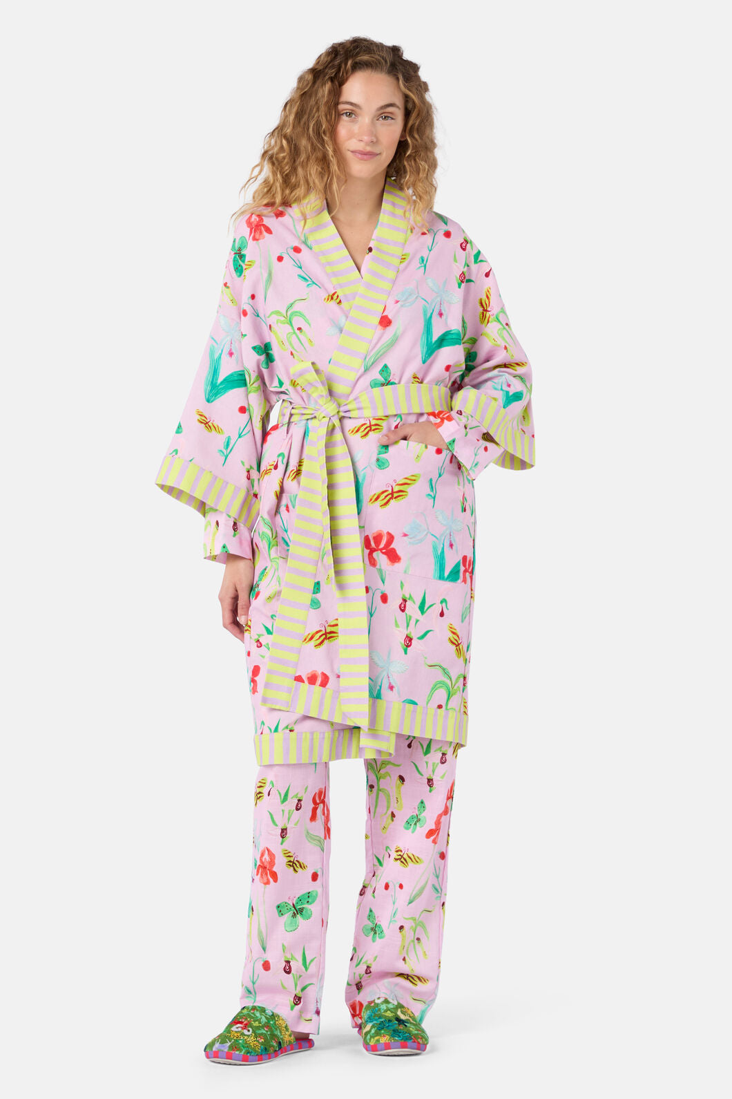 Gorman - Electric Eden Bath Robe - print