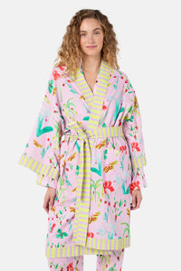 Gorman - Electric Eden Bath Robe - print