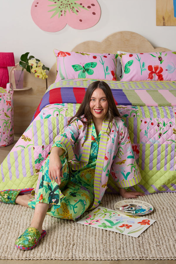 Gorman - Electric Eden Bath Robe - print