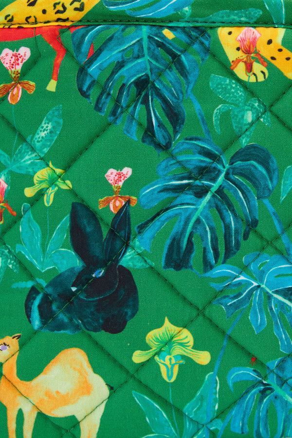 Gorman - Orchid Safari Quilted Tub Lge - print