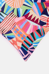 Gorman - Canopy Circus Velvet Cushion - print