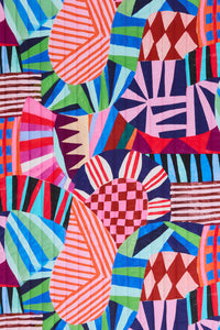 Gorman - Canopy Circus Velvet Throw - print