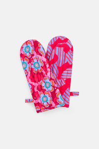 Gorman - Tiger Flower Oven Mitt Set 2 - print