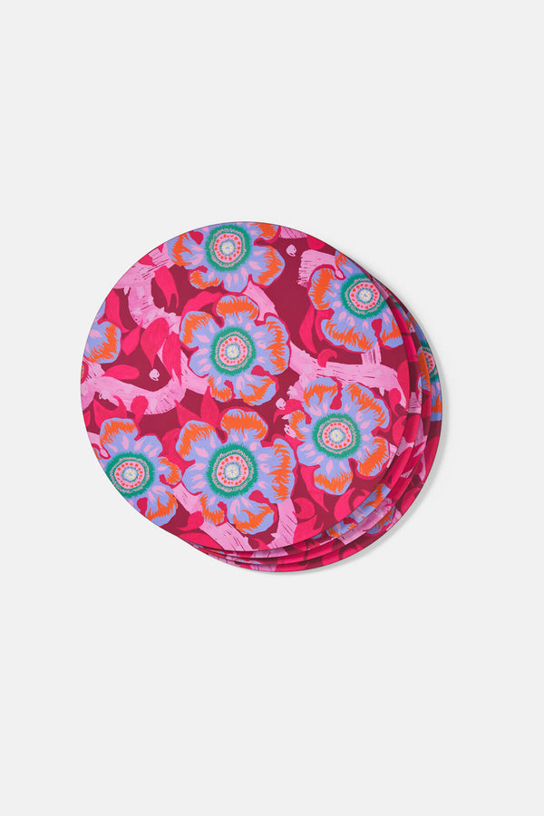 Gorman - Tiger Flower Placemat Set 4 - print