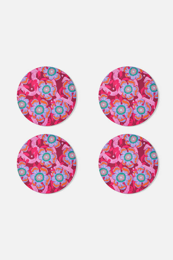 Gorman - Tiger Flower Placemat Set 4 - print