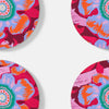 Tiger Flower Coaster Set 4