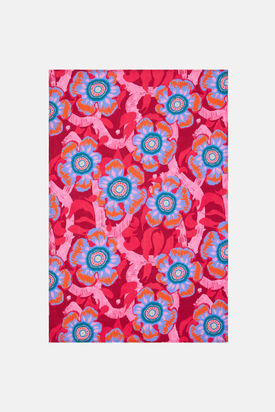 Gorman - Tiger Flower Tea Towel Set 2 - print