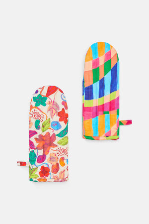 Gorman - Pop Botanical Oven Mitt - print